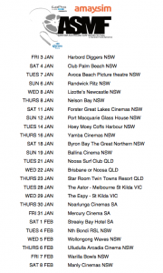 ASMF tour dates 2014